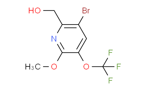 5-Bromo-2-methoxy-3-(trifluoromethoxy)pyridine-6-methanol