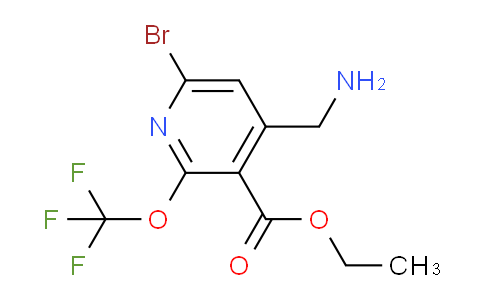 AM185149 | 1803641-51-1 | Ethyl 4-(aminomethyl)-6-bromo-2-(trifluoromethoxy)pyridine-3-carboxylate