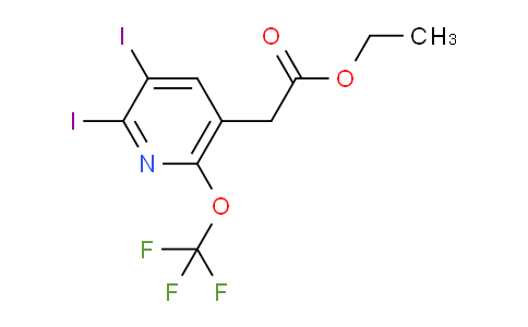 Ethyl 2,3-diiodo-6-(trifluoromethoxy)pyridine-5-acetate