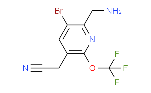 AM185152 | 1804657-04-2 | 2-(Aminomethyl)-3-bromo-6-(trifluoromethoxy)pyridine-5-acetonitrile