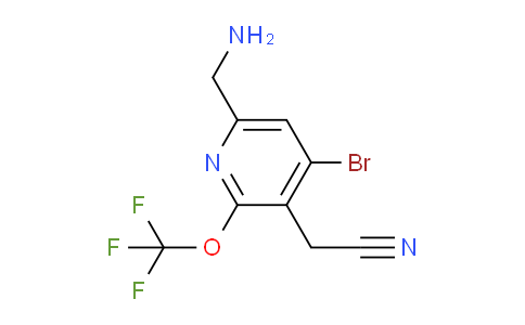AM185154 | 1806086-71-4 | 6-(Aminomethyl)-4-bromo-2-(trifluoromethoxy)pyridine-3-acetonitrile