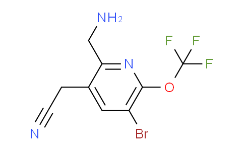 AM185156 | 1803915-63-0 | 2-(Aminomethyl)-5-bromo-6-(trifluoromethoxy)pyridine-3-acetonitrile