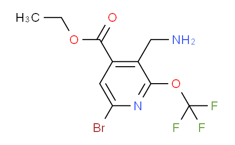AM185157 | 1803602-82-5 | Ethyl 3-(aminomethyl)-6-bromo-2-(trifluoromethoxy)pyridine-4-carboxylate