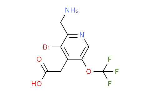 AM185159 | 1806095-92-0 | 2-(Aminomethyl)-3-bromo-5-(trifluoromethoxy)pyridine-4-acetic acid