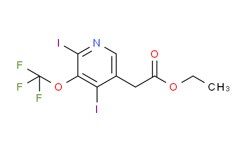 Ethyl 2,4-diiodo-3-(trifluoromethoxy)pyridine-5-acetate