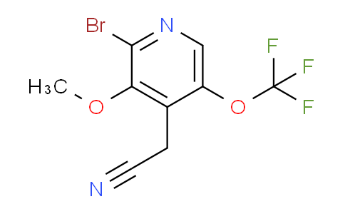 AM185160 | 1804634-63-6 | 2-Bromo-3-methoxy-5-(trifluoromethoxy)pyridine-4-acetonitrile