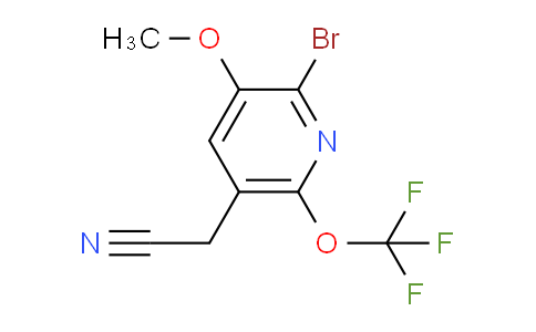 AM185162 | 1806224-57-6 | 2-Bromo-3-methoxy-6-(trifluoromethoxy)pyridine-5-acetonitrile