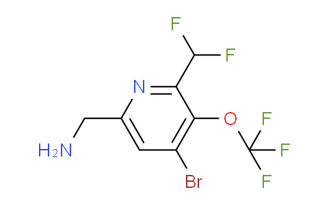 AM185169 | 1803576-40-0 | 6-(Aminomethyl)-4-bromo-2-(difluoromethyl)-3-(trifluoromethoxy)pyridine