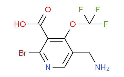 AM185172 | 1804008-63-6 | 5-(Aminomethyl)-2-bromo-4-(trifluoromethoxy)pyridine-3-carboxylic acid