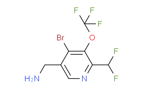 AM185184 | 1806092-98-7 | 5-(Aminomethyl)-4-bromo-2-(difluoromethyl)-3-(trifluoromethoxy)pyridine