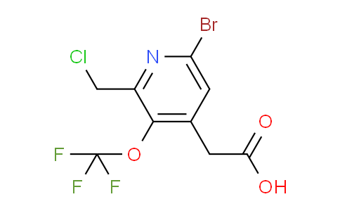 AM185186 | 1804634-33-0 | 6-Bromo-2-(chloromethyl)-3-(trifluoromethoxy)pyridine-4-acetic acid