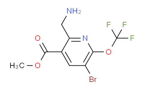 AM185188 | 1803950-83-5 | Methyl 2-(aminomethyl)-5-bromo-6-(trifluoromethoxy)pyridine-3-carboxylate