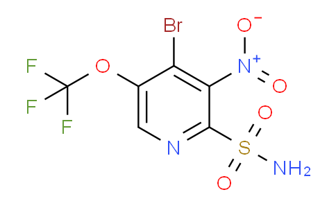 4-Bromo-3-nitro-5-(trifluoromethoxy)pyridine-2-sulfonamide