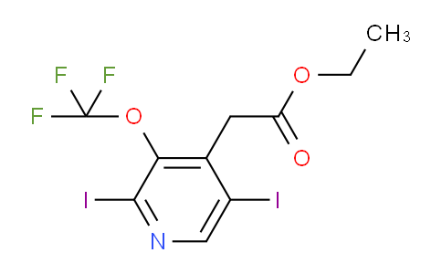 AM18522 | 1806115-94-5 | Ethyl 2,5-diiodo-3-(trifluoromethoxy)pyridine-4-acetate