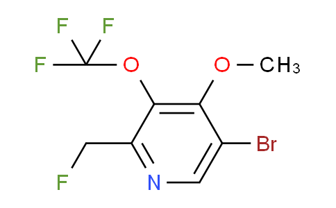 AM185242 | 1806093-03-7 | 5-Bromo-2-(fluoromethyl)-4-methoxy-3-(trifluoromethoxy)pyridine