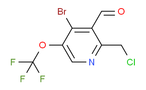 AM185249 | 1804447-89-9 | 4-Bromo-2-(chloromethyl)-5-(trifluoromethoxy)pyridine-3-carboxaldehyde