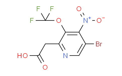 AM185250 | 1804567-91-6 | 5-Bromo-4-nitro-3-(trifluoromethoxy)pyridine-2-acetic acid