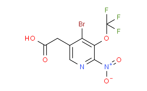 AM185257 | 1806200-78-1 | 4-Bromo-2-nitro-3-(trifluoromethoxy)pyridine-5-acetic acid