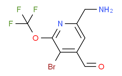 AM185258 | 1804618-82-3 | 6-(Aminomethyl)-3-bromo-2-(trifluoromethoxy)pyridine-4-carboxaldehyde