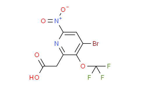 AM185259 | 1804655-67-1 | 4-Bromo-6-nitro-3-(trifluoromethoxy)pyridine-2-acetic acid