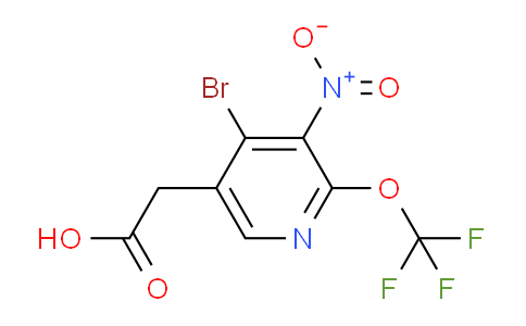 AM185261 | 1806086-28-1 | 4-Bromo-3-nitro-2-(trifluoromethoxy)pyridine-5-acetic acid