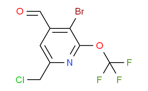 AM185267 | 1803614-46-1 | 3-Bromo-6-(chloromethyl)-2-(trifluoromethoxy)pyridine-4-carboxaldehyde