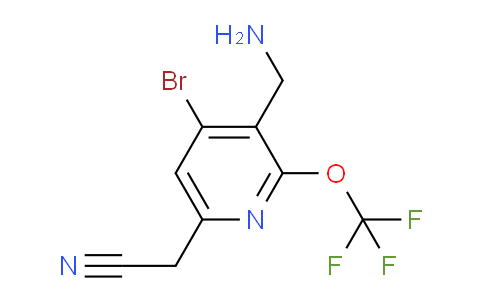 AM185285 | 1804657-24-6 | 3-(Aminomethyl)-4-bromo-2-(trifluoromethoxy)pyridine-6-acetonitrile