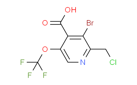 AM185288 | 1806206-46-1 | 3-Bromo-2-(chloromethyl)-5-(trifluoromethoxy)pyridine-4-carboxylic acid