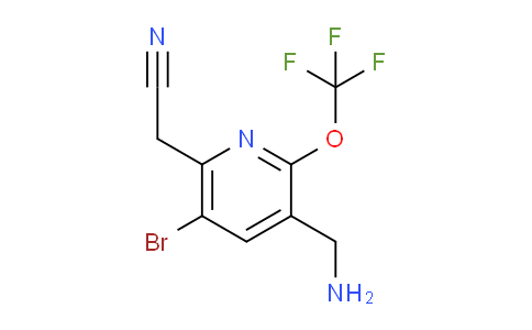 AM185290 | 1806128-56-2 | 3-(Aminomethyl)-5-bromo-2-(trifluoromethoxy)pyridine-6-acetonitrile