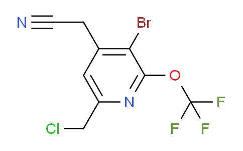 AM185292 | 1806205-51-5 | 3-Bromo-6-(chloromethyl)-2-(trifluoromethoxy)pyridine-4-acetonitrile