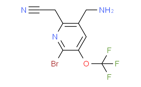 AM185298 | 1803915-84-5 | 5-(Aminomethyl)-2-bromo-3-(trifluoromethoxy)pyridine-6-acetonitrile