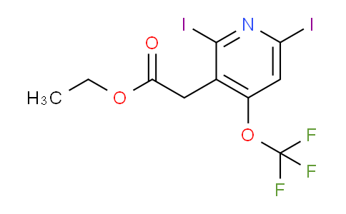 AM18530 | 1804520-35-1 | Ethyl 2,6-diiodo-4-(trifluoromethoxy)pyridine-3-acetate