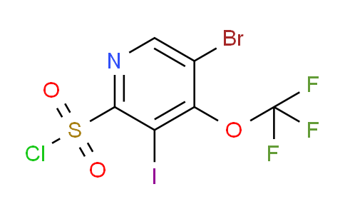 AM185303 | 1806223-72-2 | 5-Bromo-3-iodo-4-(trifluoromethoxy)pyridine-2-sulfonyl chloride