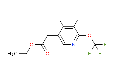 AM18531 | 1804031-85-3 | Ethyl 3,4-diiodo-2-(trifluoromethoxy)pyridine-5-acetate