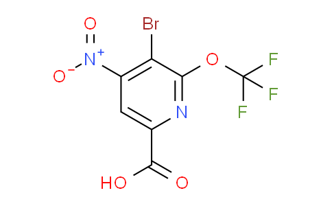 AM185355 | 1803464-46-1 | 3-Bromo-4-nitro-2-(trifluoromethoxy)pyridine-6-carboxylic acid
