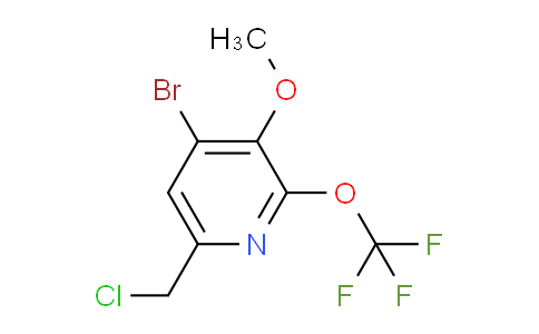 AM185356 | 1806220-79-0 | 4-Bromo-6-(chloromethyl)-3-methoxy-2-(trifluoromethoxy)pyridine