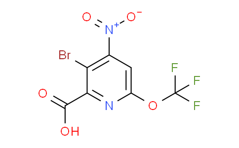 AM185357 | 1803638-41-6 | 3-Bromo-4-nitro-6-(trifluoromethoxy)pyridine-2-carboxylic acid