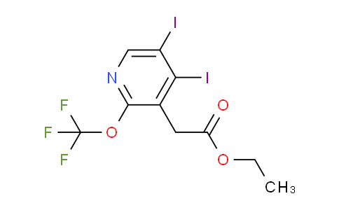 Ethyl 4,5-diiodo-2-(trifluoromethoxy)pyridine-3-acetate