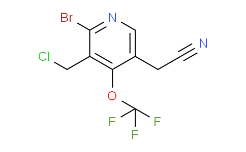 AM185363 | 1806128-53-9 | 2-Bromo-3-(chloromethyl)-4-(trifluoromethoxy)pyridine-5-acetonitrile