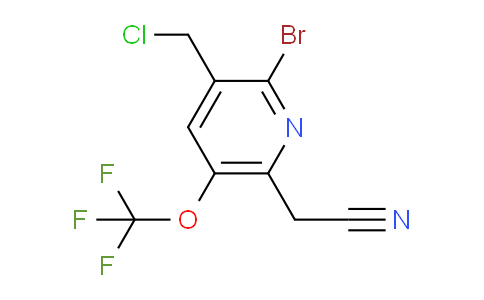 AM185365 | 1804569-34-3 | 2-Bromo-3-(chloromethyl)-5-(trifluoromethoxy)pyridine-6-acetonitrile