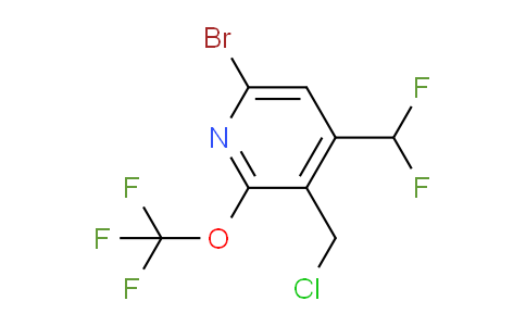 6-Bromo-3-(chloromethyl)-4-(difluoromethyl)-2-(trifluoromethoxy)pyridine