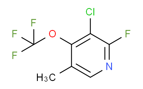 3-Chloro-2-fluoro-5-methyl-4-(trifluoromethoxy)pyridine