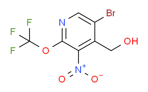 5-Bromo-3-nitro-2-(trifluoromethoxy)pyridine-4-methanol
