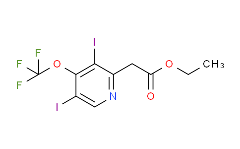Ethyl 3,5-diiodo-4-(trifluoromethoxy)pyridine-2-acetate