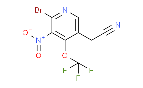 AM185397 | 1806200-38-3 | 2-Bromo-3-nitro-4-(trifluoromethoxy)pyridine-5-acetonitrile