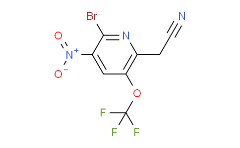 AM185399 | 1804392-58-2 | 2-Bromo-3-nitro-5-(trifluoromethoxy)pyridine-6-acetonitrile
