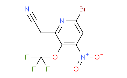 AM185409 | 1804569-55-8 | 6-Bromo-4-nitro-3-(trifluoromethoxy)pyridine-2-acetonitrile