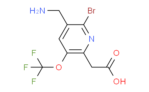 AM185411 | 1806208-89-8 | 3-(Aminomethyl)-2-bromo-5-(trifluoromethoxy)pyridine-6-acetic acid