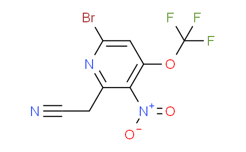 AM185412 | 1804580-51-5 | 6-Bromo-3-nitro-4-(trifluoromethoxy)pyridine-2-acetonitrile