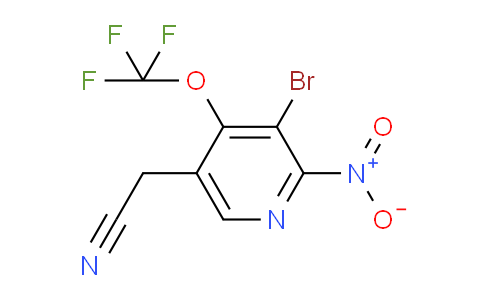 AM185417 | 1804580-82-2 | 3-Bromo-2-nitro-4-(trifluoromethoxy)pyridine-5-acetonitrile